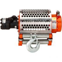 Hydraulik Winde Zs 9072kg WINCHMAX Original Orange Winde. 25m X 14mm Stahl Seil.