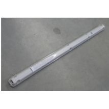 Plafonnier Étanche Fluo 1x58w Gris 1600x99mm Avec Réflecteur Et Tube T8 Culot G13 Alim 230v Ip66 Hydro 921 Disano