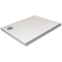 Hydro45 1200 x 700mm White Rectangular Shower Tray