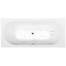 Hydromassage de bain VIVA B HYDRO-AIR, 185x80x47cm, blanc