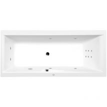 Polysan - Hydromassage de cleo hydro Baignoire, 150x75x48cm, blanc