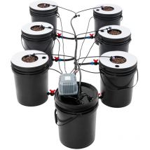 Gojoy - Hydroponik dwc Kit de culture hydroponique pour plantes profondes 7 Bucket 20 l pour légumes, fleurs, fruits, maison, extérieur