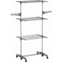 Hyfive - Clothes Airer Drying Rack Extra Large 4 Tier Folding