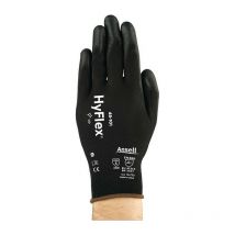 HyFlex 48-101 Guante Talla 8 negro en 388 psa ii Nyl.m.PU Ansell Paquete de 12)