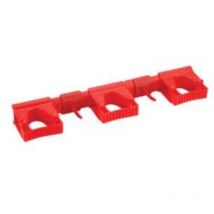Vikan Hygienic Hi-flex Wall Bracket System 420mm Red