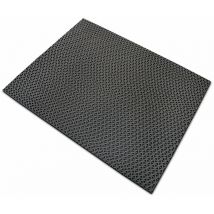 Tapis hygiénique antidérapant pour les zones pieds-nus Gris 90 x 400 cm