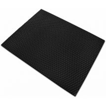 Tapis hygiénique antidérapant pour les zones pieds-nus Noir 90 x 300 cm