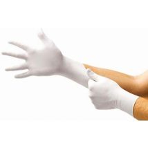 Hygostar Safe Premium - Guanti In Nitrile Senza Polvere, Colore: Bianco