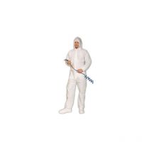 Hygostar strong combinaison à capuche en polypropylène taille xxl blanc taille + poignets élastiques Franz Mensch 2760
