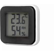 Hygromètre & thermomètre digital hygrothermo magnet noir - Scs Sentinel