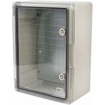 DED014 Plastic Enclosure with Transparent Door 30 x 40 x 17cm - Hylec