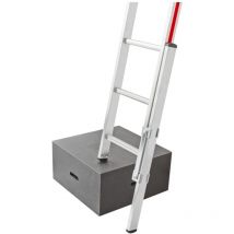 Hymer - Fu¤verlngerung für Sprossenleitern für HolmGr¤e 71 mm, + Befestigungsm.