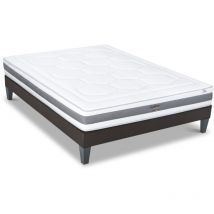HYPSOM Ensemble SUBLIME 140x200 cm Matelas Mémoire de forme + Sommier Bois