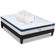 Hypsom - Pack Prêt à dormir montesquieu 160x200 cm Matelas Ressorts ensachés + Sommier + Accessoires