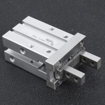 Hyuduo Pince Pneumatique Parallèle en acier Mhz2 Cylindre à Doigt Pneumatique Pince à air à Double Effet Haute Précision Bonne Étanchéité(Mhz2-25D)