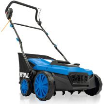Hyundai 14” / 36cm 2 - in - 1 1600W Electric Lawn Scarifier and Aerator with 45L Collection Bag