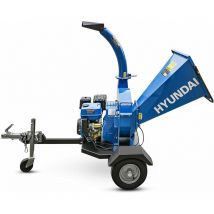 Hyundai - Petrol Wood Chipper HYCH15100TE 420cc 4.5" with Electric-Start Engine