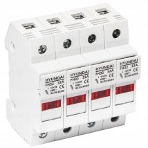 Hyundai - Fh Base Fusible Taille 10x38 4p Courant Maximum Du Fusible 32a