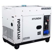 Groupe électrogène 5300 w diesel DHY6600SE-LRS monophasé pour installation solaire - Hyundai