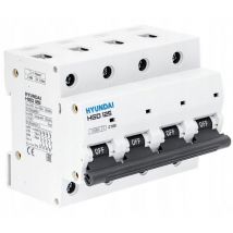 Hyundai - hgd - überstromschalter 4P, 125AF, 10KA, 100A, char. b
