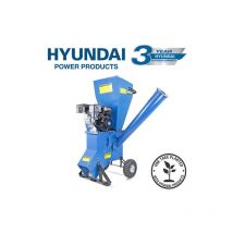 Hyundai - Garden Wood Chipper Shredder Mulcher HYCH700 208cc 76mm Petrol 4-Stroke