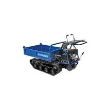 Brouette motorise'e Hyundai 65910 brouette sur chenilles 4 temps charge 500kg max 3+1 vitesses pour bois de construction