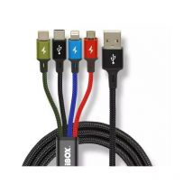 Universelles 4-in-1-Ladekabel I-BOX USB IKUM4W1