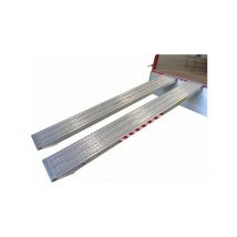 Laderampe 3m, Alu-Legierung, geriefelt, Breite 520mm,- Traglast 29t - Als Stückware verkauft - M105F/520/3000
