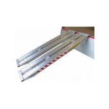 Laderampe 4m Alu Traglast Bis 21,5t - Breite 390mm - Als Einzelstück - M120f/390/4000