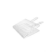 Ruecab - i love bbq - grilles de cuisson barbecue et fumoir - grille de barbecue double, grille barbecue rectangulaire, grille bbq 40X30