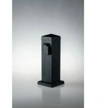 "Paletto da esterno STATION in acciaio antracite IP44 30 cm."