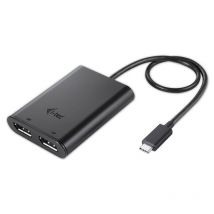 Itec - Videoadapter i-tec c31dual4kdp - usb type-c 3.1 auf 2 Displayausgänge port 1.2 - max. 38402160 / 30hz