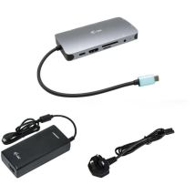 I-tec Usb-c Metal Nano Dock Hdmi/vga With Lan + Charger 112w