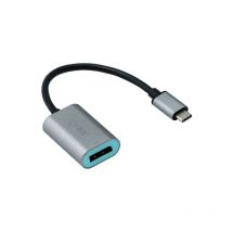 I-tec Metal usb-c Metal Display Port Adapter 4K/60Hz - usb-c 3.1 - Display Port - Male connector / Female connector - 0,15 m - Gris - Turquoise