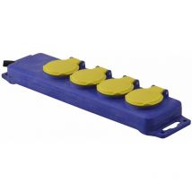 Bloc 4 prises étanche - 3x1.5mm² I-watts