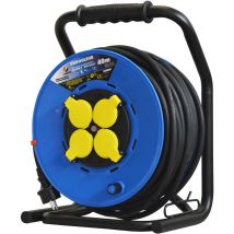 Bobina elettrica a 4 prese-h07rn-3g2,5MM²-40M -I-watts Pro