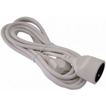 Allonge électrique 5m-3g1.5mm2 Blanc I-watts
