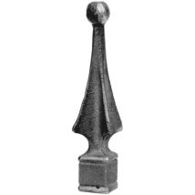 Geländerstab Spitze Höhe 130mm Q20 - Stabspitze für Treppengeländer, Schmiedeeisen - Iam Design