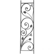 Iam Design - Zierelement 1000x275mm aus geschmiedetem Eisen passend zu Schmiedeeisen Treppengeländer