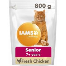 Vitality Adult Cat Senior Chicken 800g - 260736 - Iams