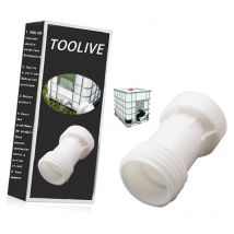 IBC Adapter S60 x 6 Extension Spacer, Straight S60 x 6 Coarse Thread to S60 x 6 Coarse Thread, IBC Container Accessories, IBC Tank Extension Hose