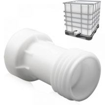 Cyslmuk - ibc tank accessories, ibc adapter s60x6 spacer extension 60mm tank valve 1000l plastic coarse straight thread s60x6 ibc container