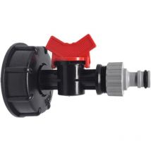 Ibc Tank Adapter 3/4 '', ibc Container Accessories Adapter, ibc Adapter Coarse Thread S60x6, Threaded Connection Replacement Valve for ibc Water Tank