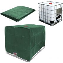 Ibc-tankabdeckung - Für 1000-liter-wassertank - Für Ibc-tank - Grün, 120×100×116