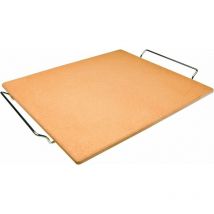 784340 - Pietra per pizza ignifuga, rettangolare, 40 x 35 x 1,5 cm - Ibili
