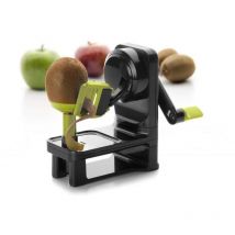 Plucheur Pommes et de Kiwis Pelapatate Kiwi e Mele 15x7 cm, Nero/Verde, 15 x 7 x 16 cm - Ibili