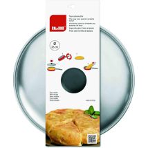 Tapa Flips Tortillas-edelstahl-einschließlich Kartoffel-rezept-26 Cm, Edelstahl, Silber, 26 Zentimeter - Ibili