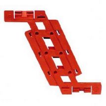 07714 - 25 Grapas sujetacables ta-e / ta-g altura 100 tr-e 100 - blanco, blanca - Iboco