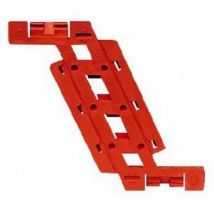 Iboco - 07714-25 Cable retainer clips ta-e / g-ta height 100 tr-e 100 - white