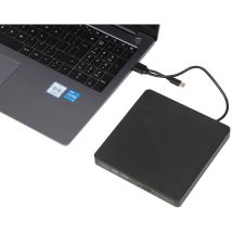 Lecteur DVD portable iBOX – Graveur DVD externe USB 3.1 – Compatible Windows 11/10/8/7 – 282 g